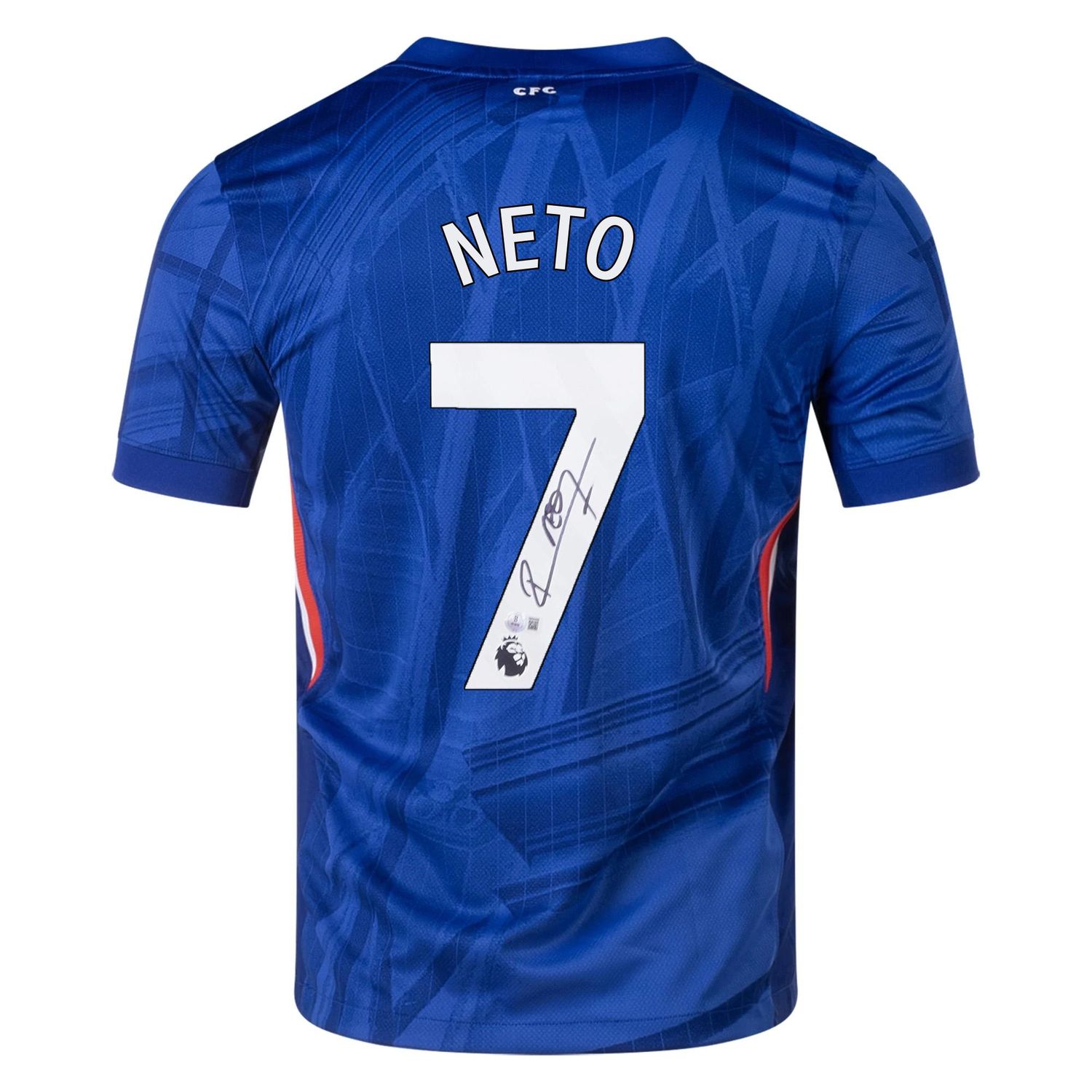 Neto Pedro 7 Chelsea 25/26  Autographed Jersey Chelsea 2025 2026  Signed Autographed Jersey Chelsea PEDRO  NETO  Signed Jersey Chelsea  NETO 7