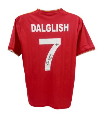 Dalglish Retro  Liverpool  Jersey Signed DALGLISH   Autographed Autograph Nunez Jersey  Beckett Autograph Liverpool Retro Dalglish