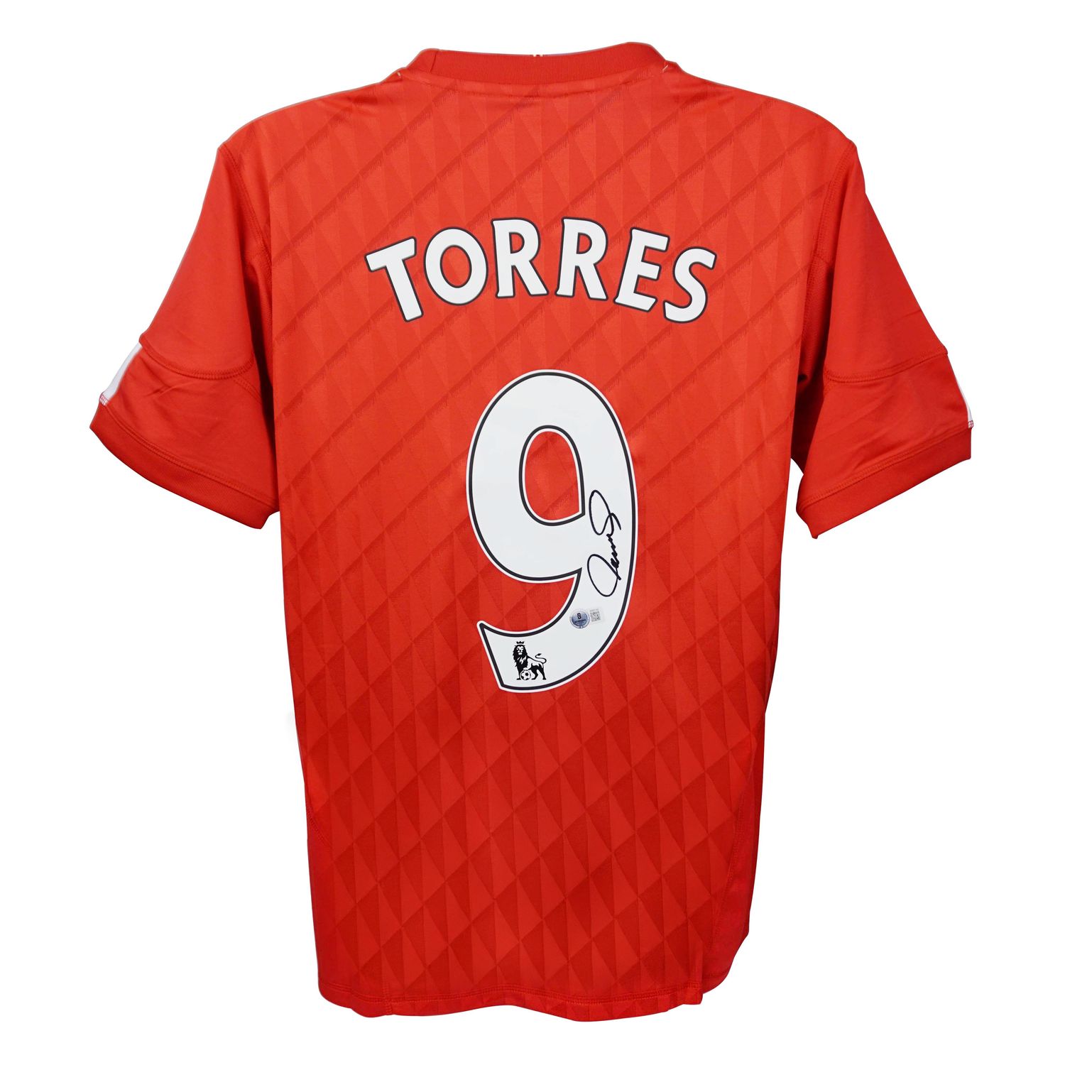 Jersey Fernado Torres 9 Liverpool 2010 2011 Autograph Jersey Signed Autographed TORRES 9 Beckett Authentication Liverpool 10/11