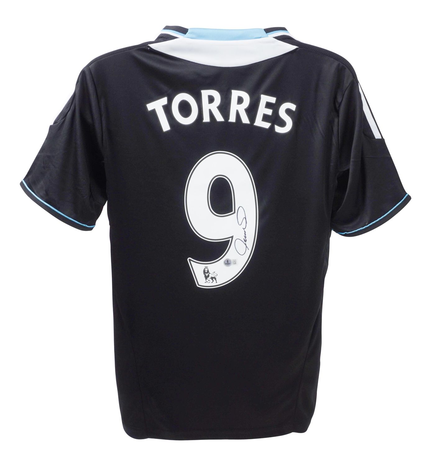 Jersey Fernando Torres 9 Chelsea 2012 2013 Autograph Jersey Signed Autographed TORRES 9 Beckett Authentication Chelsea 12/13