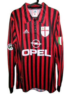 AC Milan Centenary Home Shirt 1999-2000 Match Worn Version 99/20 Version Replica VERSION WORN ISSUE