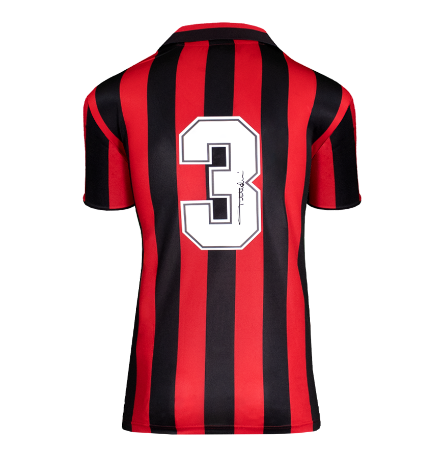 Paolo Maldini Jersey Ac Milan Autographed Autograph Signed Ac Milan 1988 Jersey Ac Milan MALDINI   Signed Ac Milan 88 Home Shirt ICONS Maldini 3 Retro