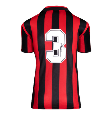 Camisola Paolo Maldini do AC Milan autografada e assinada, camisola do AC Milan 1988, camisola do AC Milan 88, autografada, ÍCONES Maldini 3 retro. Camisola Paolo Maldini do AC Milan autografada e assinada, camisola do AC Milan 1988, autografada, MAL