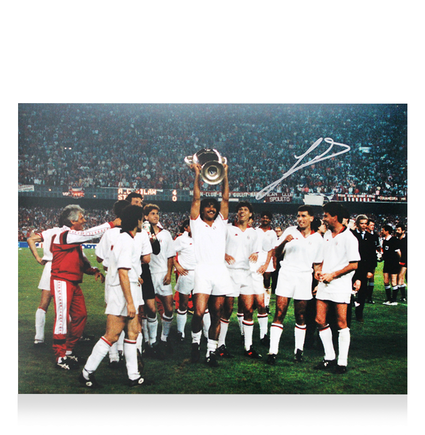 Ruud Gullit  Photo Ac Milan Autographed Autograph Signed Ac Milan Gullit Uefa Champions League   Photo  Ac Milan GULLIT Signed Photo ICONS Gullit  Retro