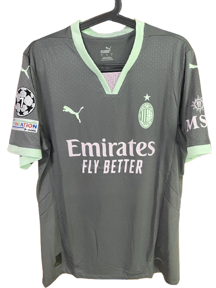 AC Milan 2024 2025 Match Worn Version 24/25 jERSEY  Version Replica VERSION WORN ISSUE Jersey  Shirt Season 24/25