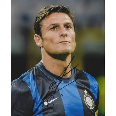 Inter, Javier Zanetti, foto autografiada, firmada por Zanetti, Inter, Scudetto de Italia, Inter, Javier Zanetti, foto autografiada, firmada por Zanetti, capitán, Zanetti, Inter.