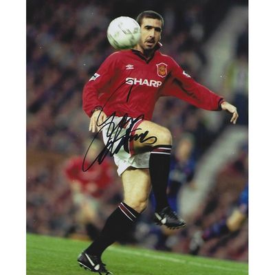 ERIC CANTONA Foto signiert Autogramm signiert CANTONA Foto signiert signiert Foto signiert Cantona SC