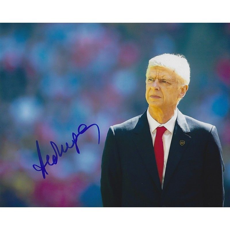 Wenger Arsene Photo Signed Autograph Autographed  WENGER Photo Autographed Signed Photo Autographed WENGER ARSENE SC