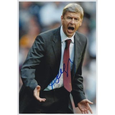 Wenger Arsene Foto Autografiada Autografiada WENGER Foto Autografiada Foto Firmada Autografiada WENGER ARSENE SC