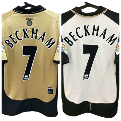 Camiseta Centenario del Manchester United Doble Cara 2001 2002 Camiseta Centenario 01/02 Man Utd