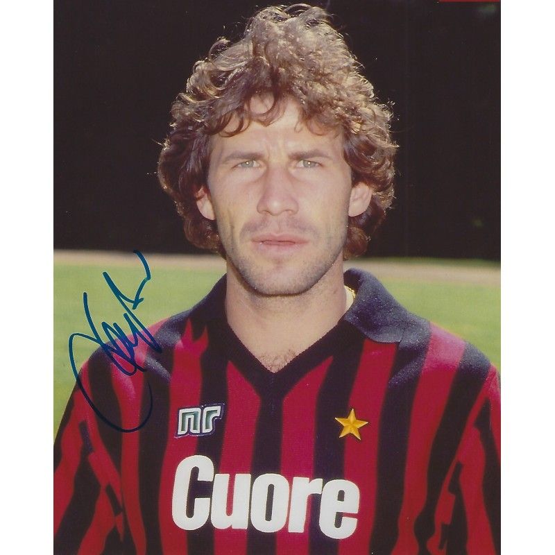 Ac Milan Franco Baresi Photo Signed Autograph Autographed Ac Milan Photo Autographed Signed Franco Baresi Milan Autographed BARESI SC
