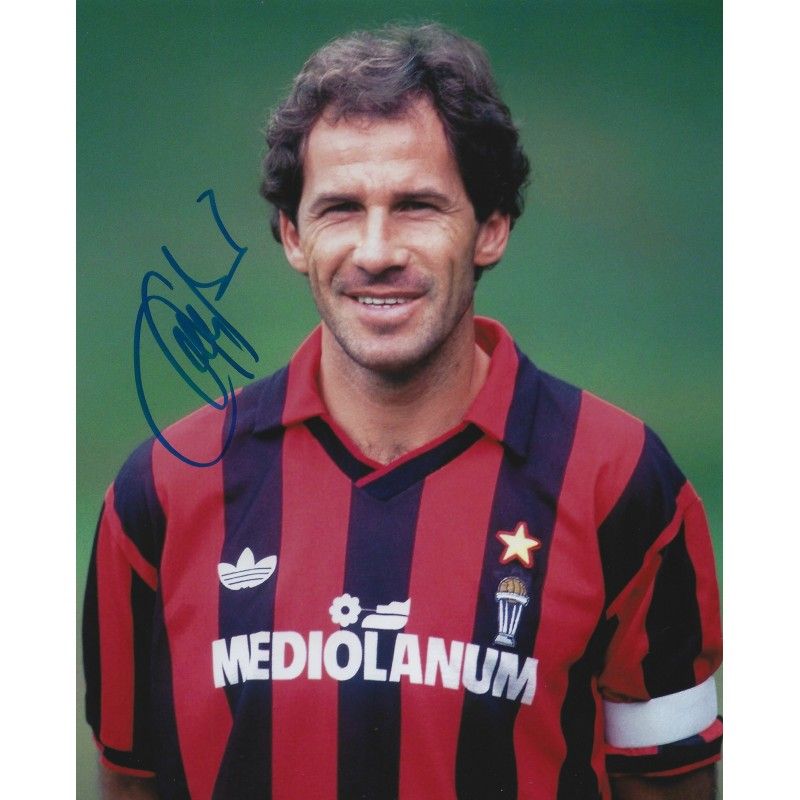 Ac Milan Franco Baresi Photo Signed Autograph Autographed Ac Milan Photo Autographed Signed Franco Baresi Milan Autographed BARESI SC