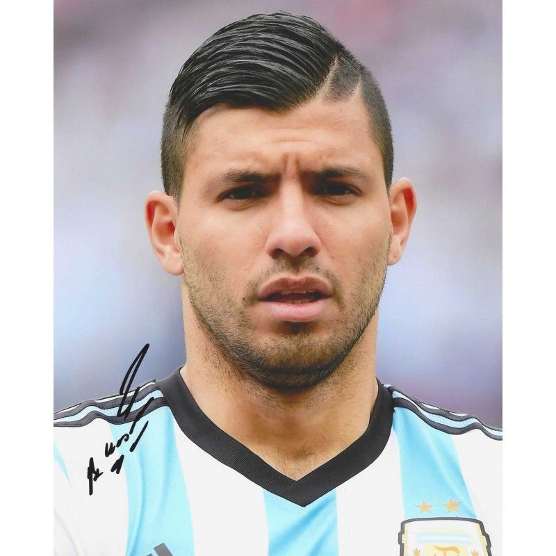 Aguero Argentina Photo Signed Autograph Autographed  Argentina  Photo Autographed Signed AGUERO  Autographed Aguero