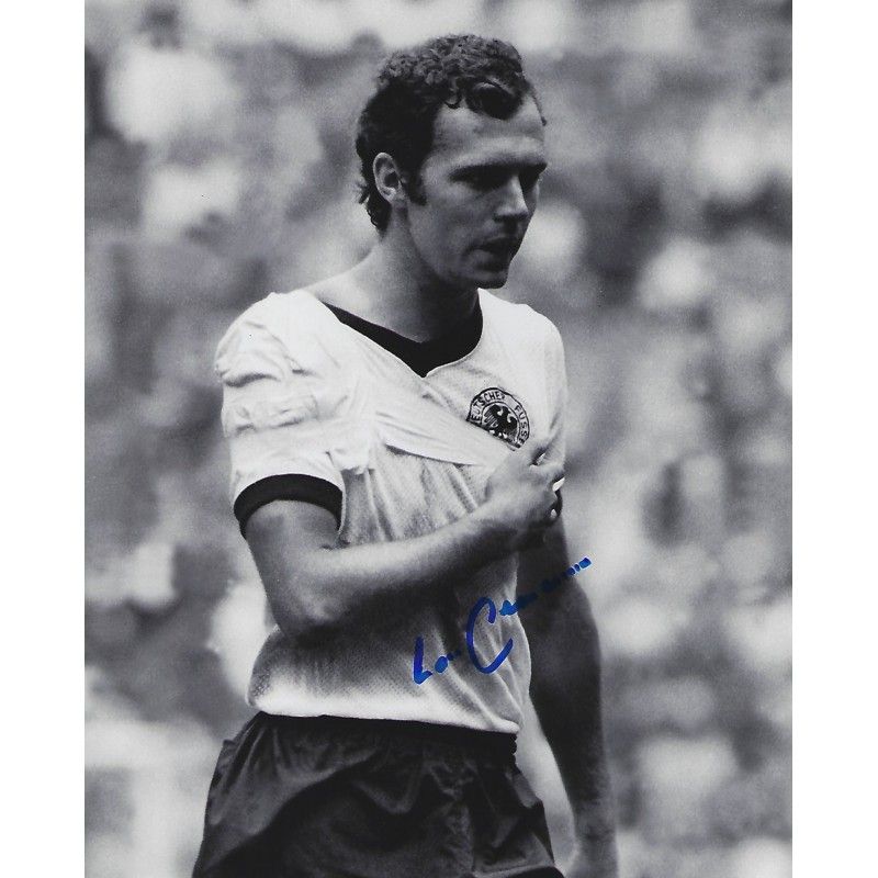 Franz BECKENBAUER Germany Photo Signed Autograph Autographed  Franz BECKENBAUER Photo Autographed Signed Franz BECKENBAUER  Autographed