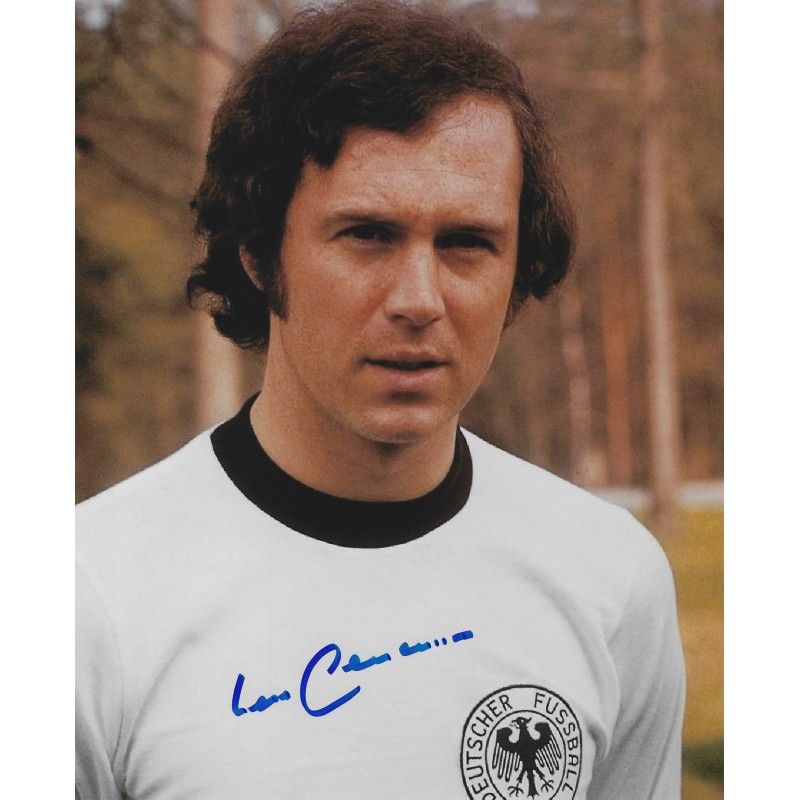 Franz BECKENBAUER Germany Photo Signed Autograph Autographed  Franz BECKENBAUER Photo Autographed Signed Franz BECKENBAUER  Autographed