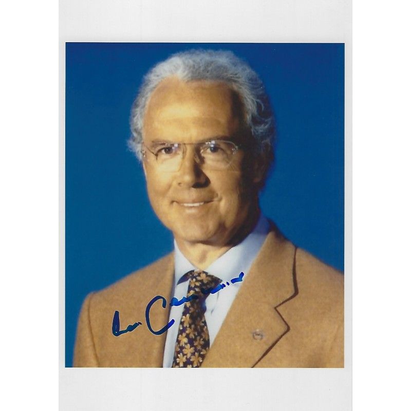 Franz BECKENBAUER Germany Photo Signed Autograph Autographed  Franz BECKENBAUER Photo Autographed Signed Franz BECKENBAUER  Autographed