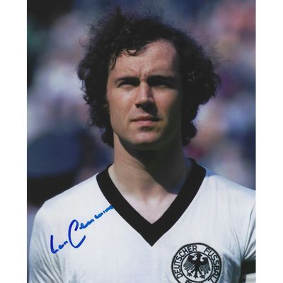 Franz BECKENBAUER Alemanha Foto Assinada Autógrafo Autografado Franz BECKENBAUER Foto Autografada Assinada Franz BECKENBAUER Autografado