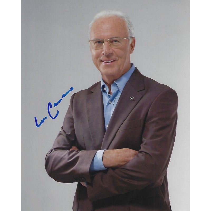 Franz BECKENBAUER Germany Photo Signed Autograph Autographed  Franz BECKENBAUER Photo Autographed Signed Franz BECKENBAUER  Autographed