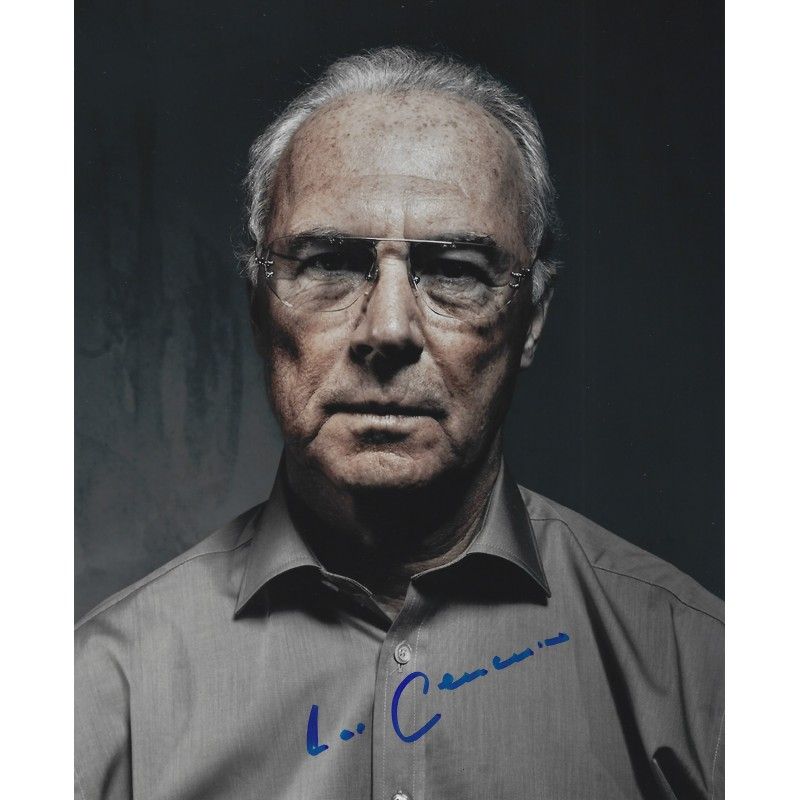 Franz BECKENBAUER Germany Photo Signed Autograph Autographed  Franz BECKENBAUER Photo Autographed Signed Franz BECKENBAUER  Autographed