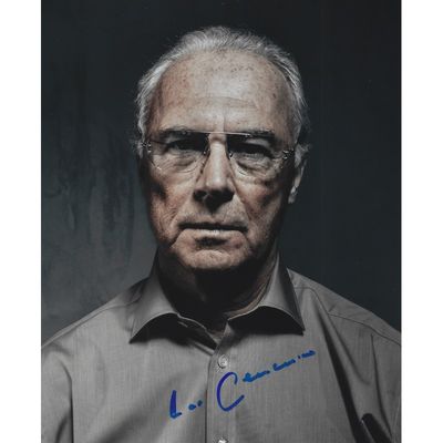 Franz BECKENBAUER Alemanha Foto Assinada Autógrafo Autografado Franz BECKENBAUER Foto Autografada Assinada Franz BECKENBAUER Autografado