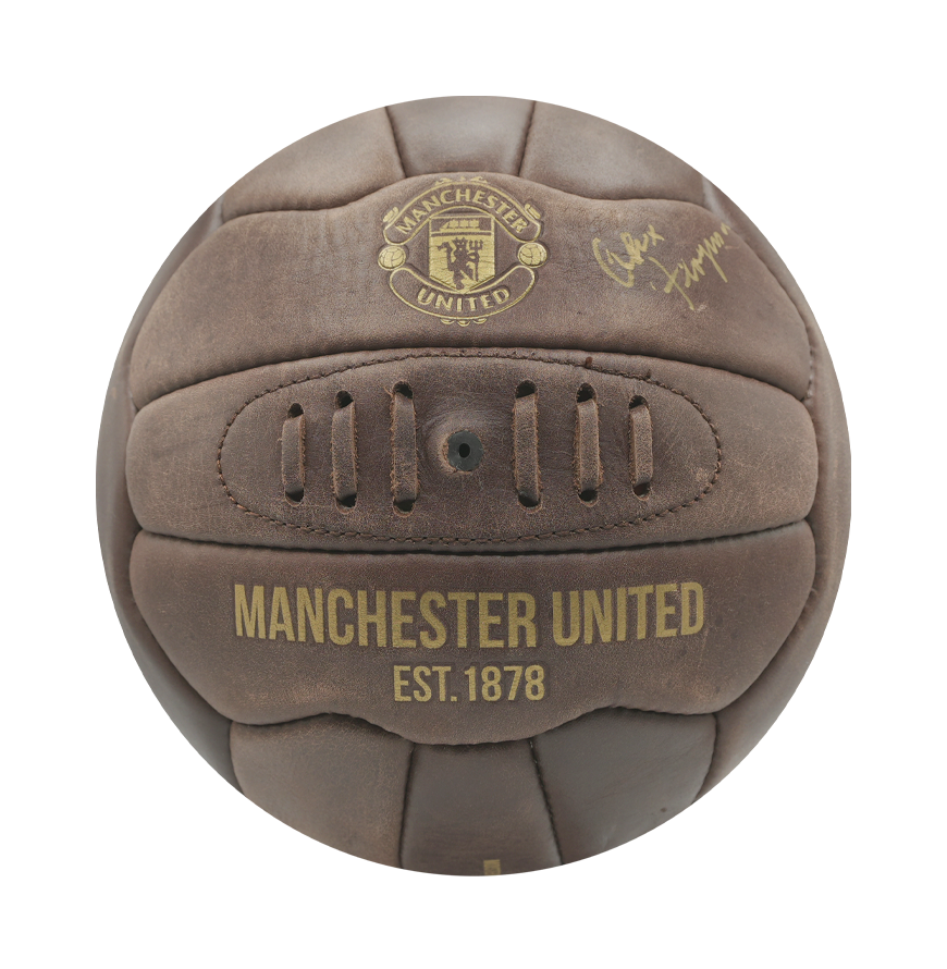 Sir Alex Ferguson Ball Signed Autograph Sir Alex Ferguson Man Utd Heritage Football Autographed Autograph Signed FERGUSON Ball Signed Autograph Autographed