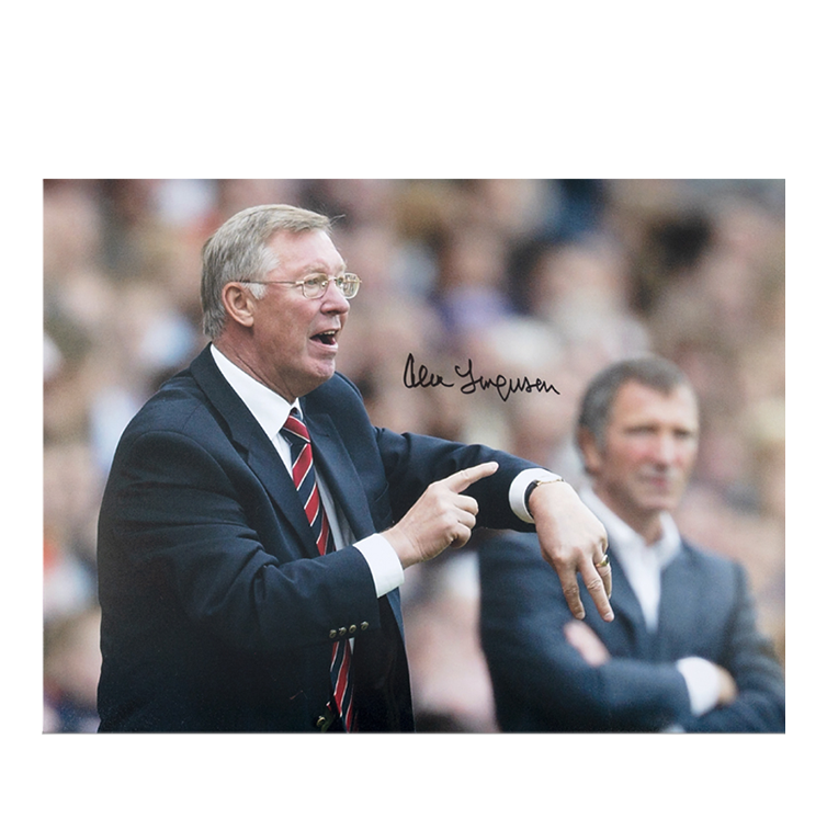 Sir Alex Ferguson Sir Alex Ferguson Sir Alex Ferguson Sir Alex Ferguson Photo: Fergie Time Signed Autograph Sir Alex Ferguson Man Utd Autograph Football Autographed Autograph Signed FERGUSON TIME
