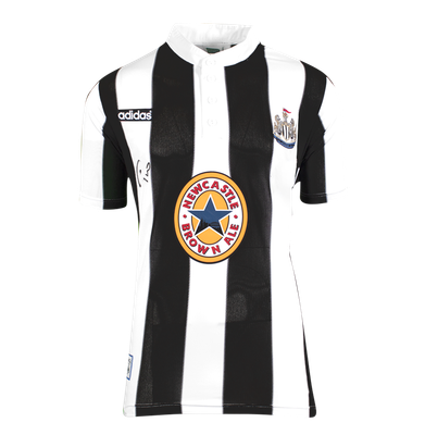 Faustino Asprilla Newcastle United Trikot von 1996, signiert  Signiertes Newcastle-Trikot von Asprilla (Premier League, 1996), signiert von Icons