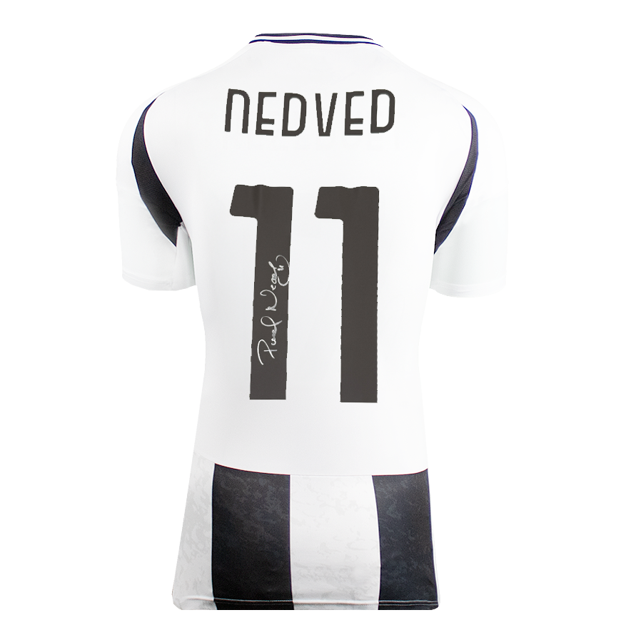 Pavel Nedved Juventus 2024 2025  Shirt Jersey Juventus Autographed Autograph Signed Pavel Nevded Jersey Shirt ICONS