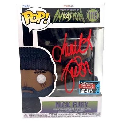 Samuel L. Jackson Autograma Signierte Secret Invasion #1115 Nick Fury Autogramm Funko Pop Autogramm Samuel L. Jackson Pop Vinyl Autogramm Signiert Autogramm Samuel L. Jackson
