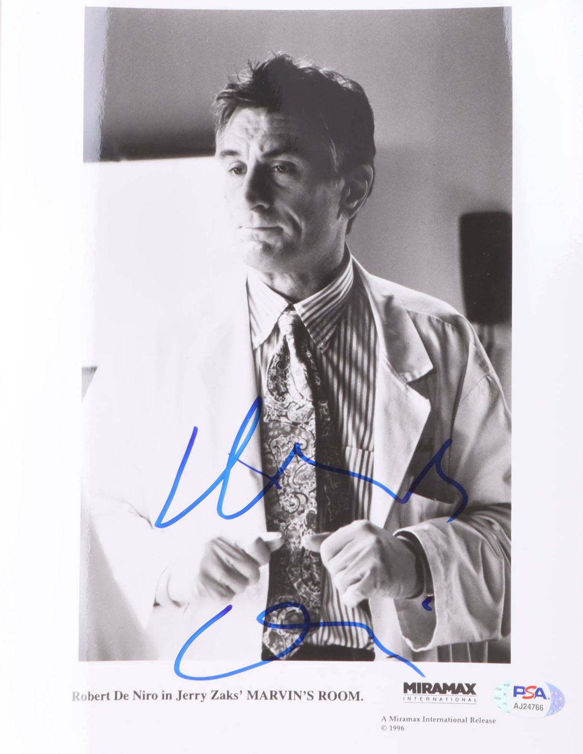 Robert De Niro Photo Signed Autograph Autographed  DE NIRO   Photo Autographed Signed Autographed De Niro Robert JSA "Marvin's Room"