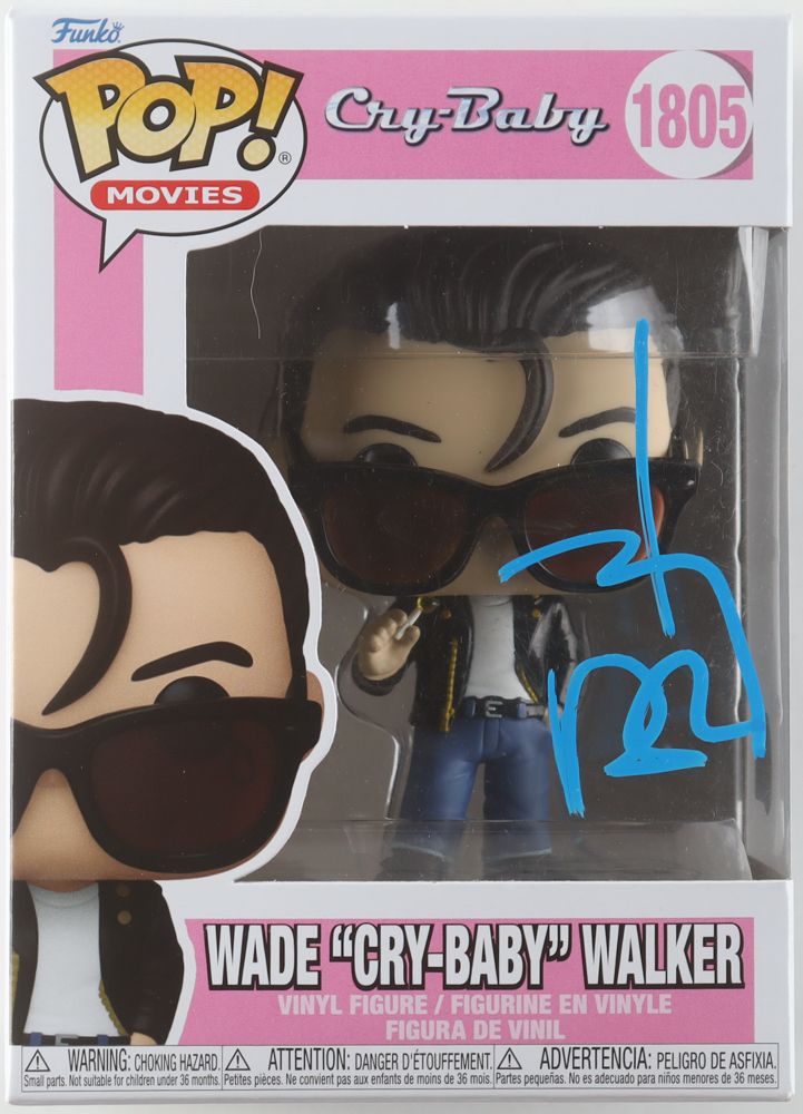 Johnny Depp Autograph Signed Cry-Baby Wade Cry-Baby Walker 1805 Funko Pop Signed Autograph Autographed  DEPP Autographed Signed Autographed Deep Johnny