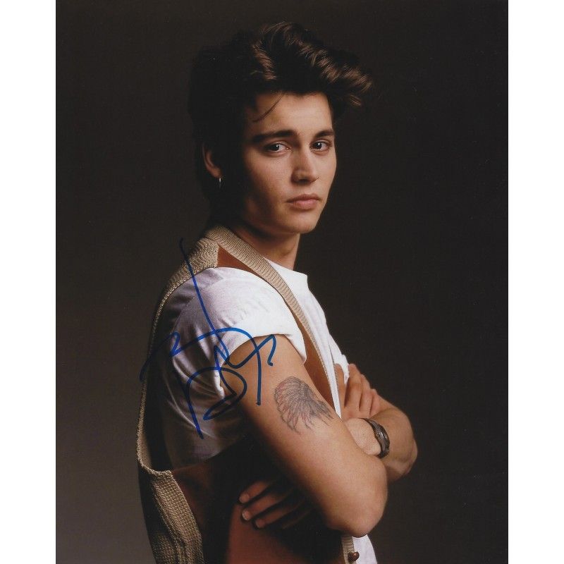DEPP Johnny Photo Signed Autograph Autographed  DEPP  Photo Autographed Signed Autographed DEPP Johnny