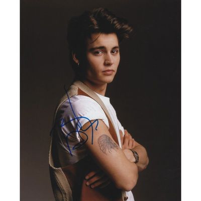 DEPP Johnny Foto Autografata Autografata DEPP Foto Autografata Autografata DEPP Johnny