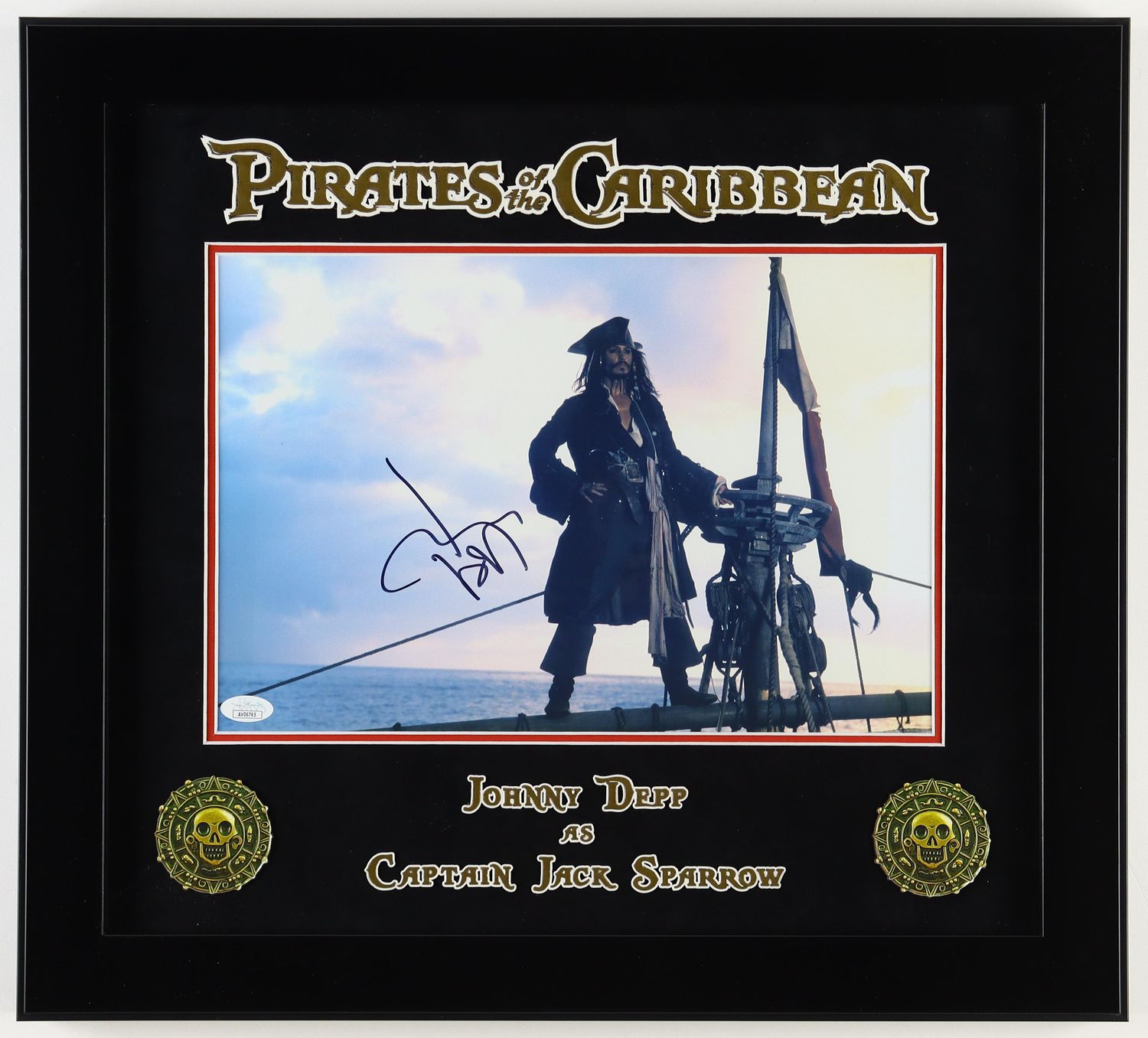 Johnny Depp Johnny Depp Signed Pirates of the Caribbean Framed Photo Display Signed Autograph Autographed  DEPP Autographed Signed Photo Framed Autographed Deep Johnny