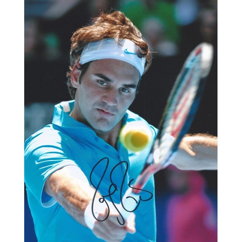 Roger Federer Tennis Photo Signed Autograph Autographed ROGER FEDERER  Photo Autographed Signed Autographed Roger Federer