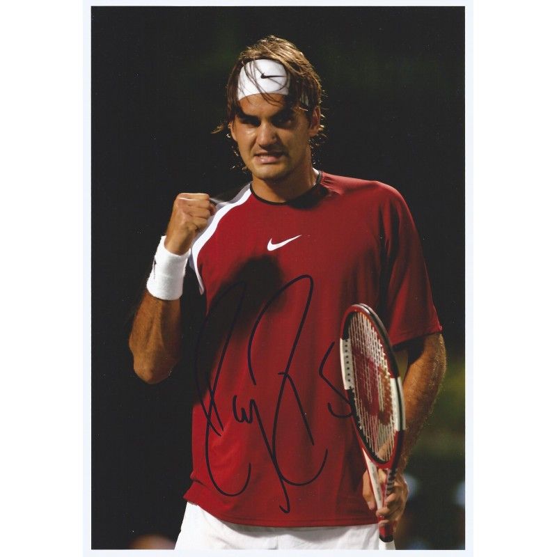 Roger Federer Tennis Photo Signed Autograph Autographed ROGER FEDERER  Photo Autographed Signed Autographed Roger Federer