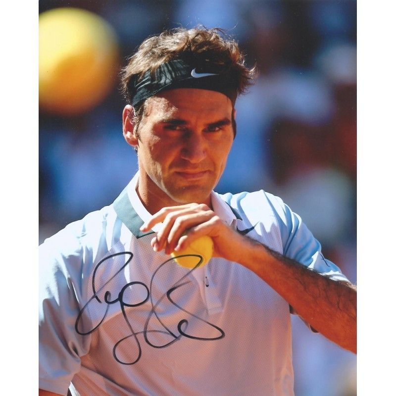 Roger Federer Tennis Photo Signed Autograph Autographed ROGER FEDERER  Photo Autographed Signed Autographed Roger Federer