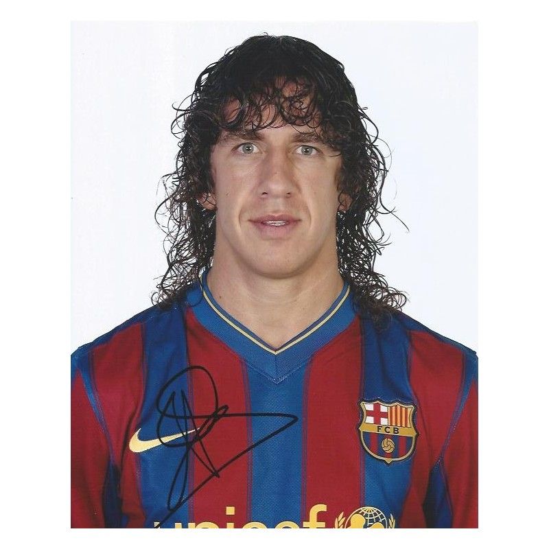 Carles Puyol Bacelona Photo Signed Autograph Autographed PUYOL  Photo Autographed Signed Autographed Barcelona Puyol