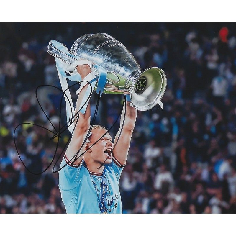 Erling HAALAND MAN CITY Manchester City Photo Signed Autograph Autographed  Erling HAALAND  Photo Autographed Signed Autographed Erling HAALAND