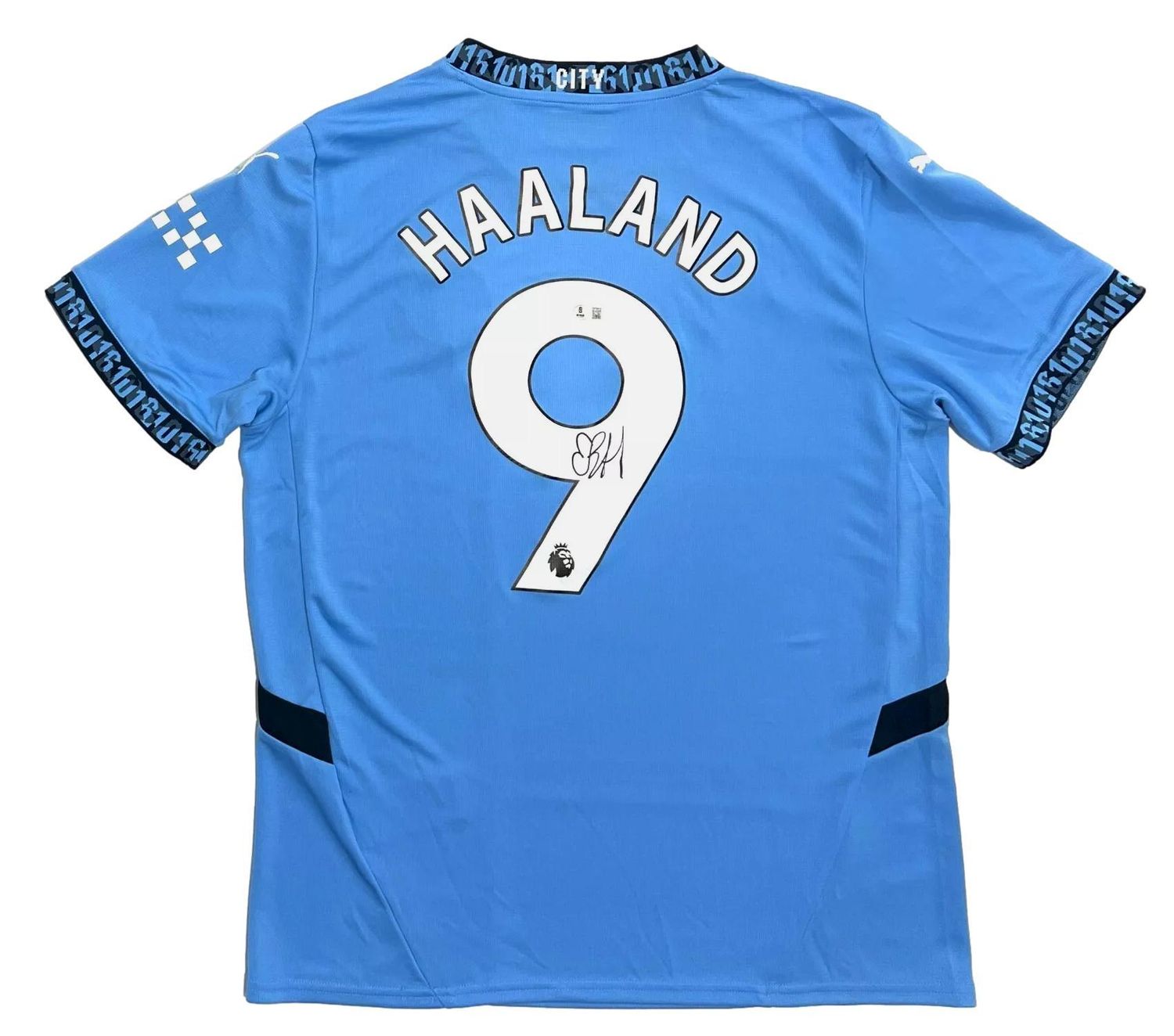 Jersey Signed Autograph Erling Haaland Manchester City  Erling Haaland Signed Manchester City Puma Jersey Signed Autographed Shirt Haaland Man City