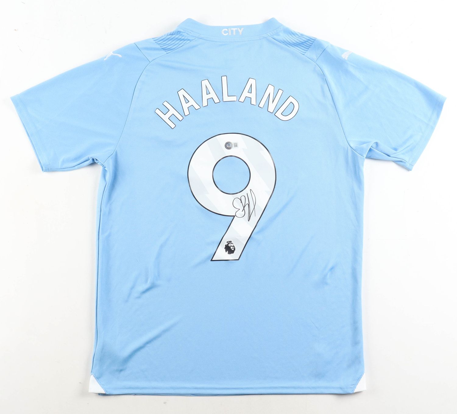 Jersey Signed Autograph Erling Haaland Manchester City  Erling Haaland Signed Manchester City Puma Jersey Signed Autographed Shirt Haaland Man City