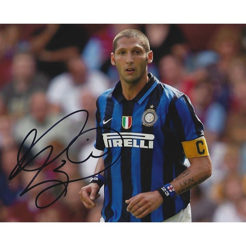 Marco Materazzi Inter Photo Signed Autograph Autographed  Materazzi  Photo Autographed Signed Autographed Marco Materazzi Inter Photo