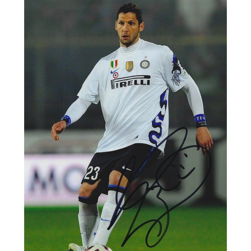 Marco Materazzi Inter Photo Signed Autograph Autographed  Materazzi  Photo Autographed Signed Autographed Marco Materazzi Inter Photo