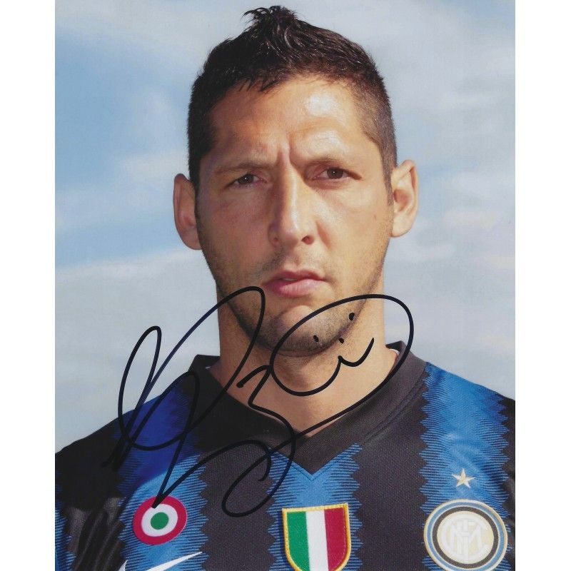 Marco Materazzi Inter Photo Signed Autograph Autographed  Materazzi  Photo Autographed Signed Autographed Marco Materazzi Inter Photo