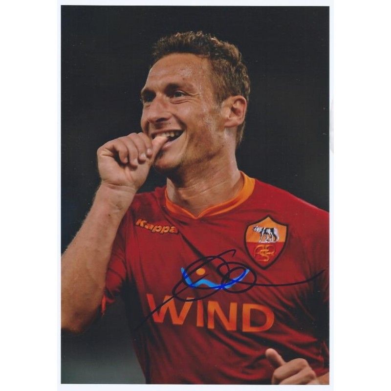 Francesco Totti Roma  Photo Signed Autograph Autographed  FRANCESCO TOTTI Photo Autographed Signed Autographed Totti Roma Photo