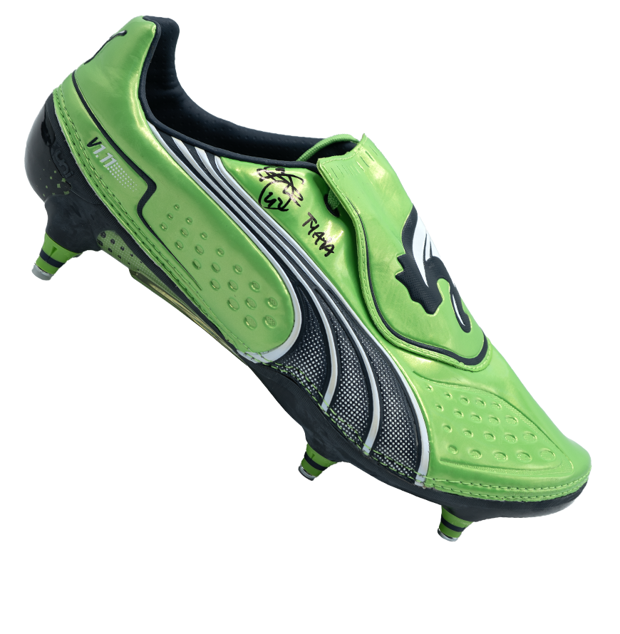 Yaya Toure Yaya Toure Puma Boot Autographed Autograph Signed Shoe  TOURE Signed Autograph ICONS Manchester City