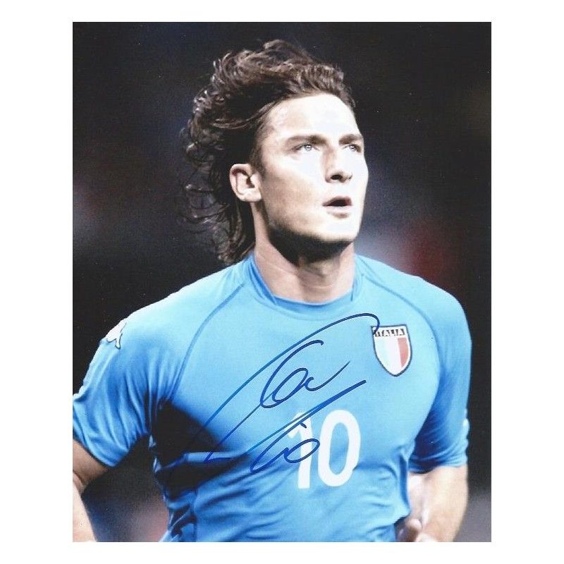 Francesco Totti Italy  Photo Signed Autograph Autographed  FRANCESCO TOTTI Photo Autographed Signed Autographed Totti Italy Photo