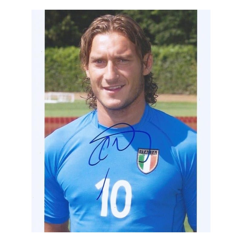 Francesco Totti Italy  Photo Signed Autograph Autographed  FRANCESCO TOTTI Photo Autographed Signed Autographed Totti Italy Photo
