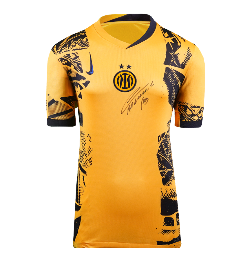 Maglia Lautaro Martinez Inter 24/25 Autografata Autografata Autografata Maglia Inter Lautaro Martinez Inter Milan 2024 2025 Maglia Inter Firmata Autografata Autografata