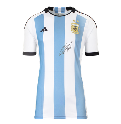 Camiseta Lautaro Martínez Argentina Autografiada Autógrafo Firmado Camiseta Celeste Lautaro Martínez Camiseta Lautaro Martínez Argentina 2022 Autografiada Autógrafo Autografiado